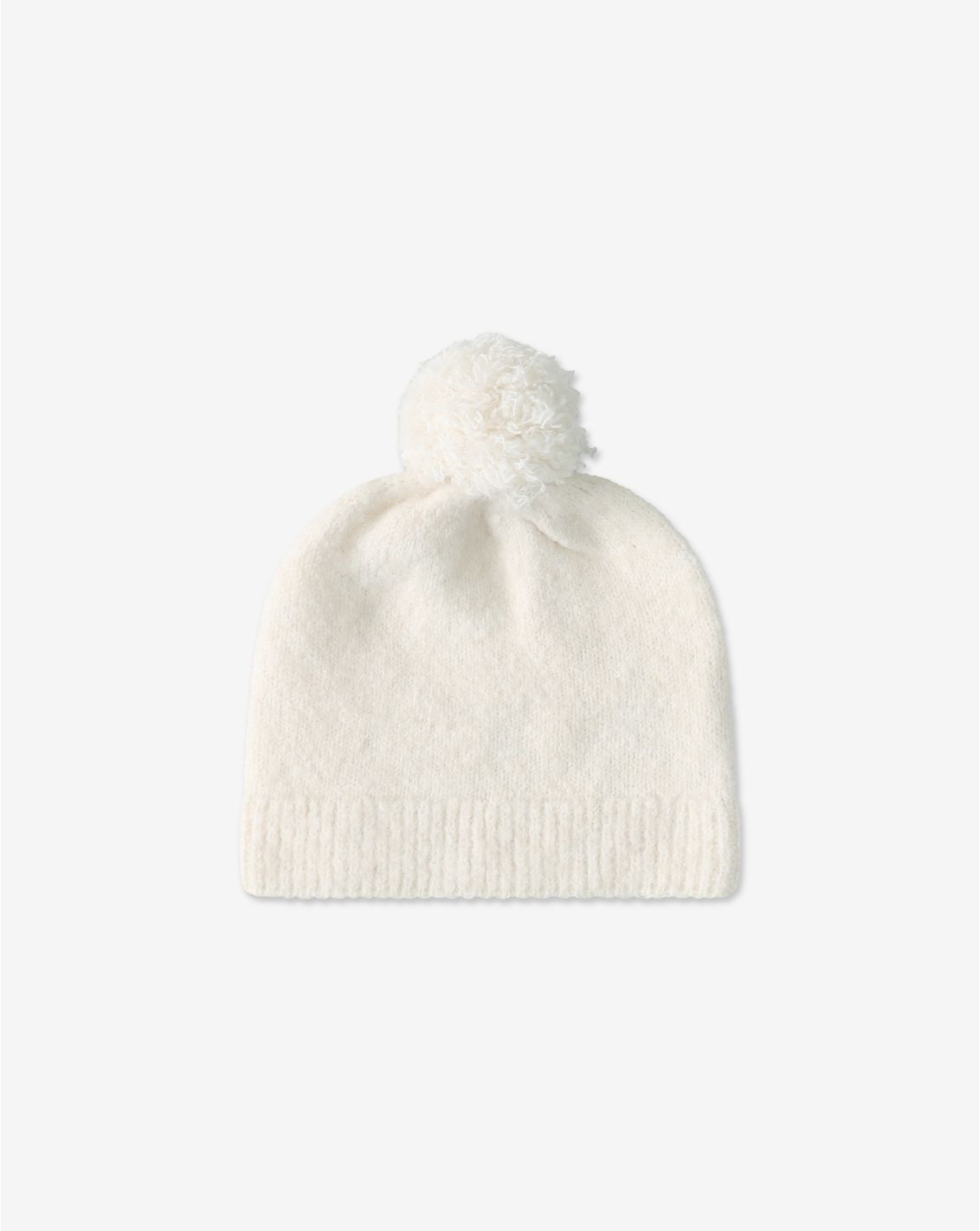 Knitted Hat with Pom-pom S