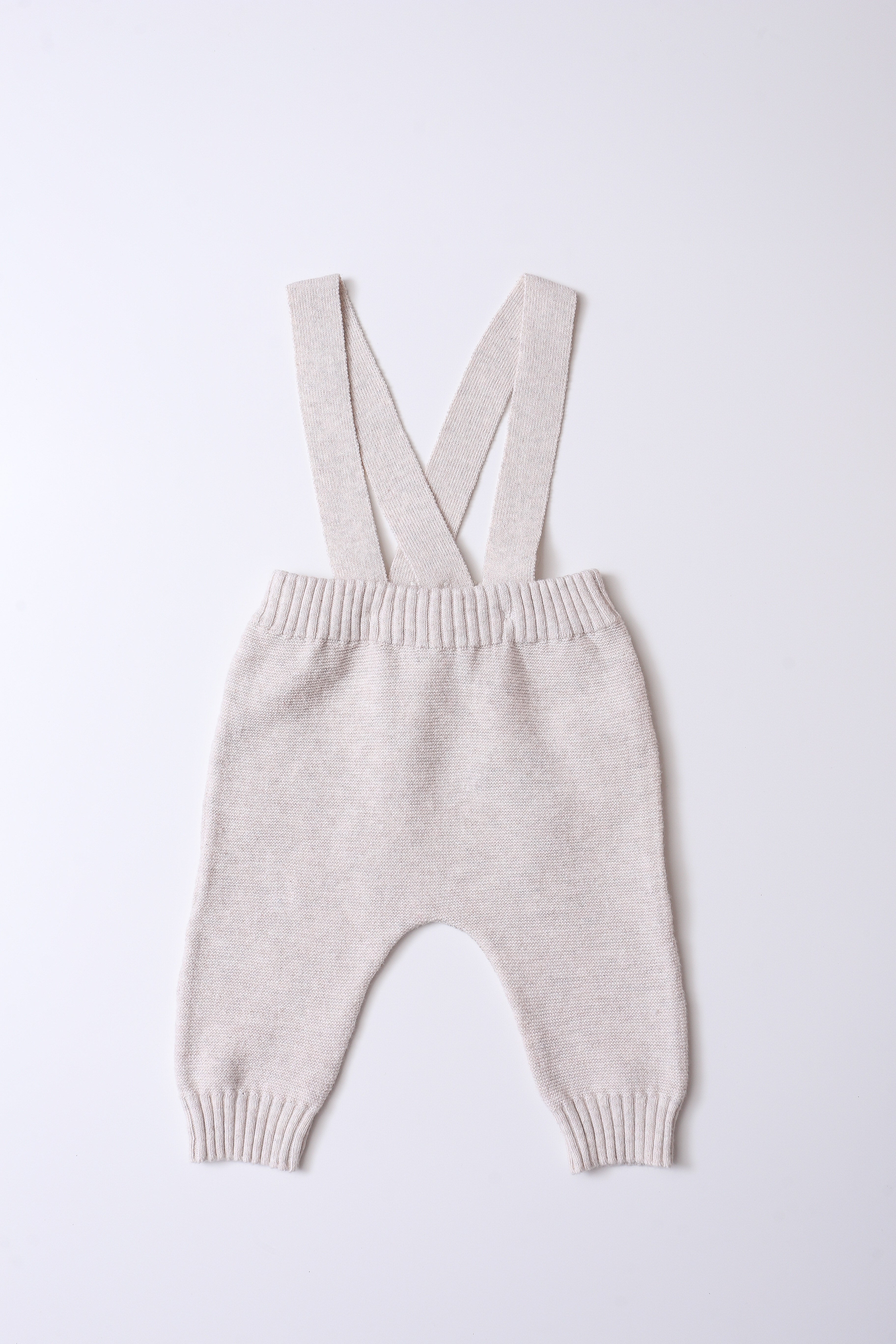Knitted Overall With Suspenders BR
