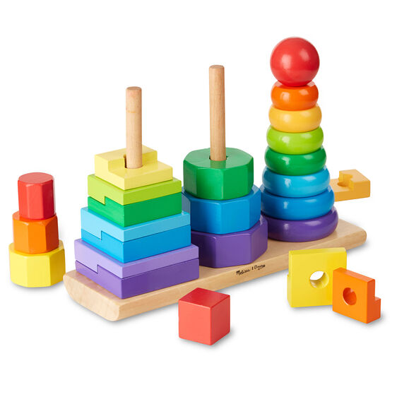 Geometric Stacker Toddler Toy