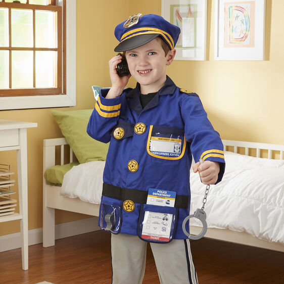 Police Officer Role Play Costume Set