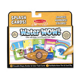 WATER WOW SPLASH CARD REUSABLE - Number, Shape, Colors
