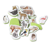 Tub Stickables - Wild Animals Soft Shapes Bath Toy