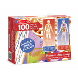 Human Anatomy Double-Sided Floor Puzzle - 100 Pieces