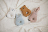 Knitted Animals Round Rattle-Bunny