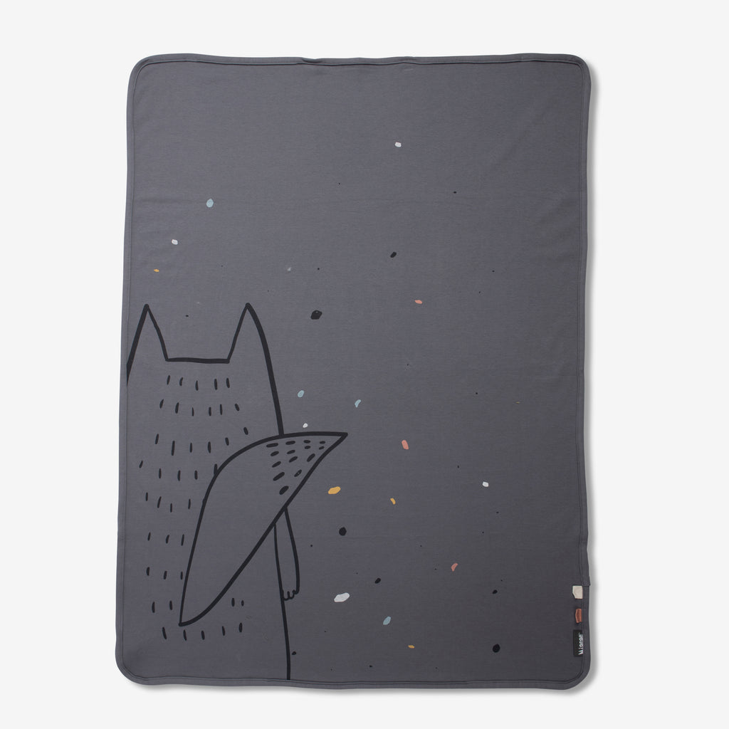 Large Winter Double Sided Quilt 85x115 cm - Jungle Story!