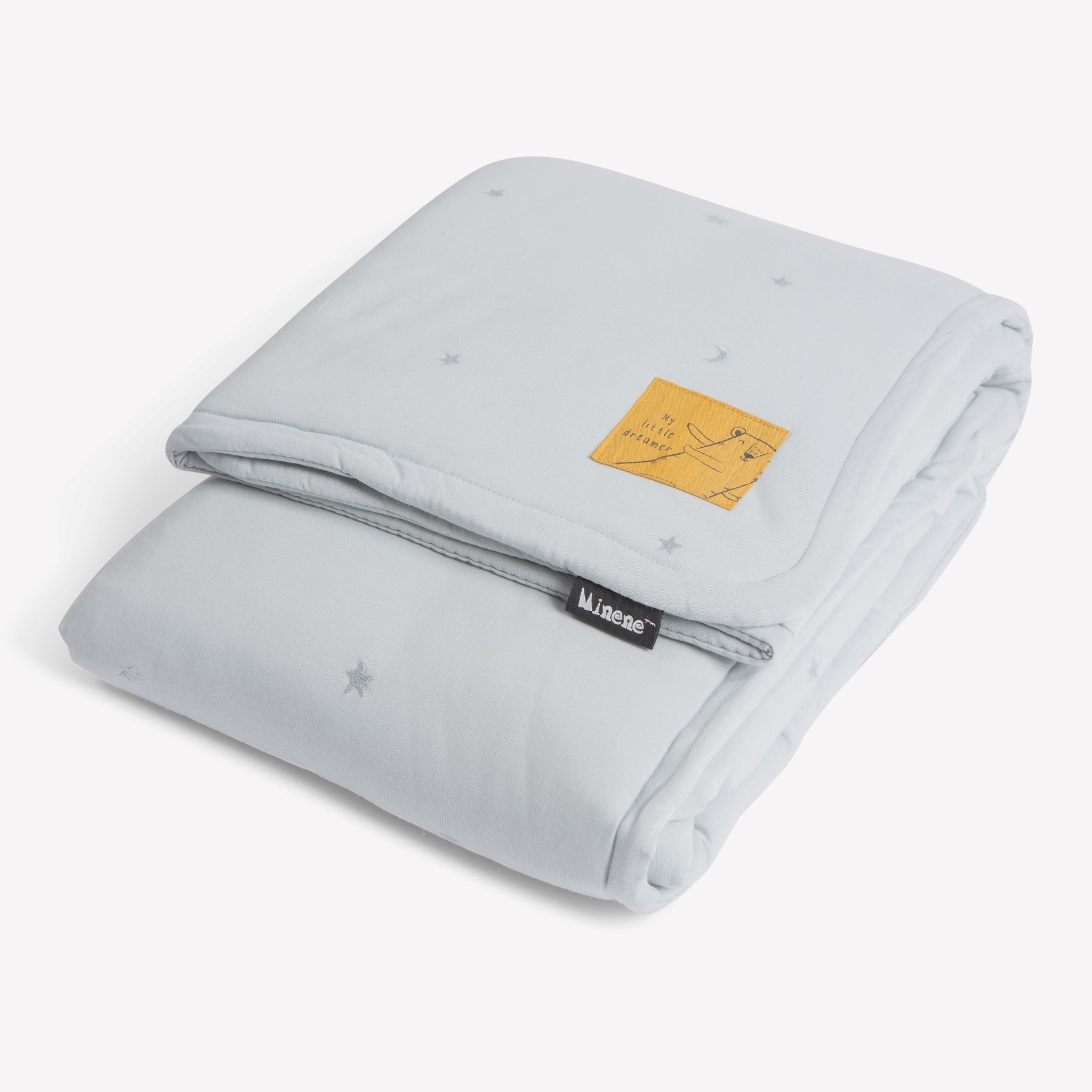 Large Reversible Jersey Winter Quilt 85x115 cm - Embroidery Collection !