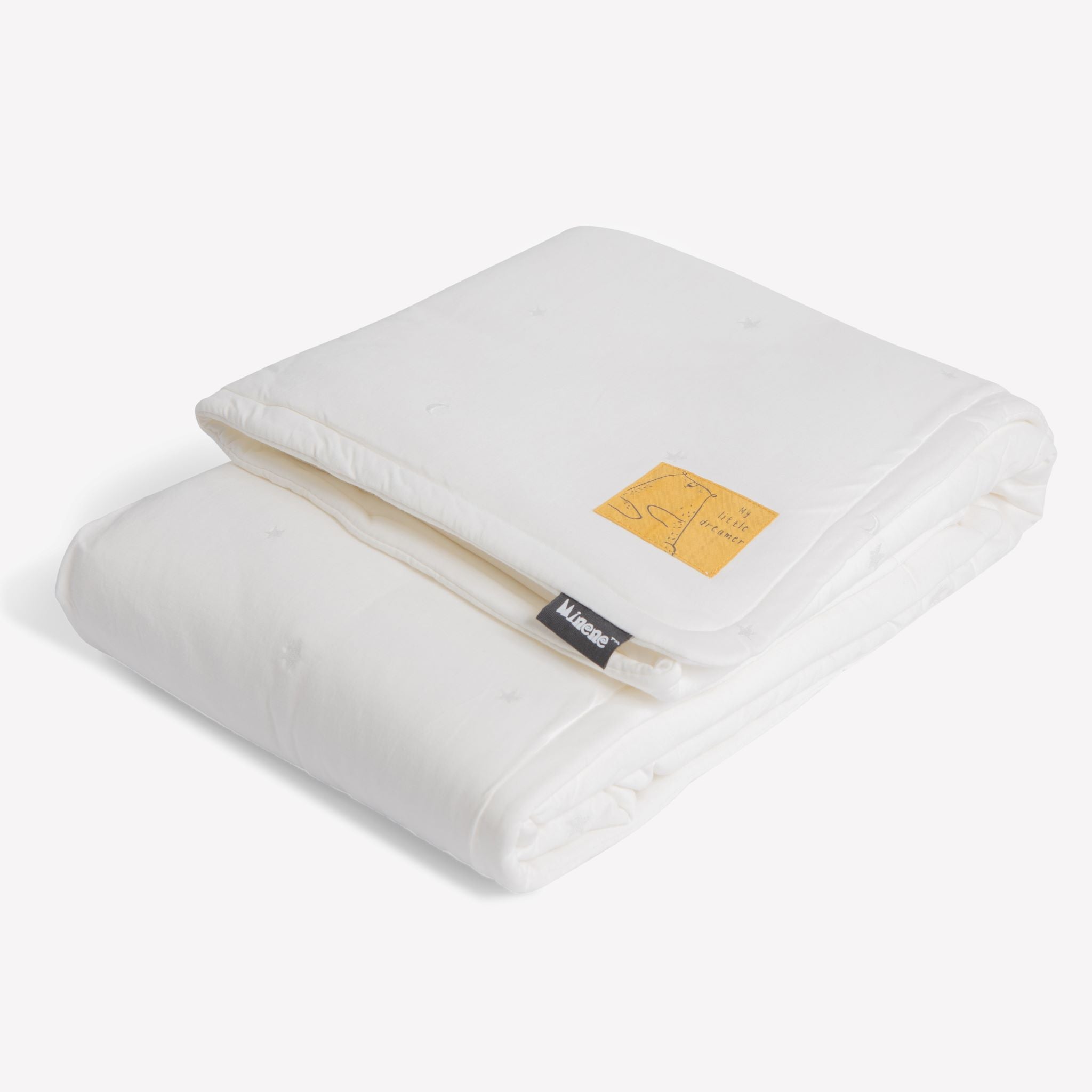 Large Reversible Jersey Winter Quilt 85x115 cm - Embroidery Collection !