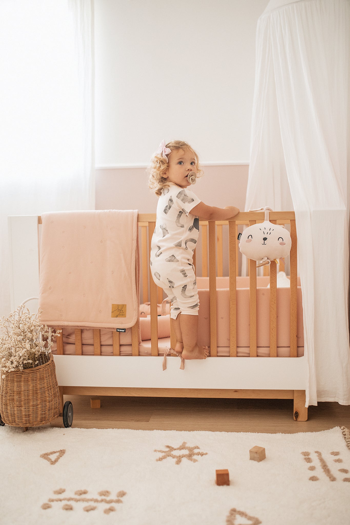 Baby Soft Music Toy - CREAM BEAR