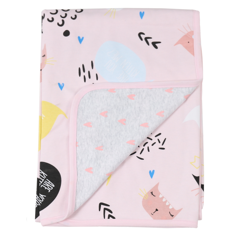 Small Reversible Summer Blanket 80x80cm