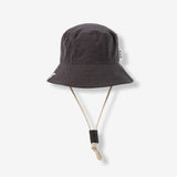 Summer Hat With Strap SH2, Charcoal Gray