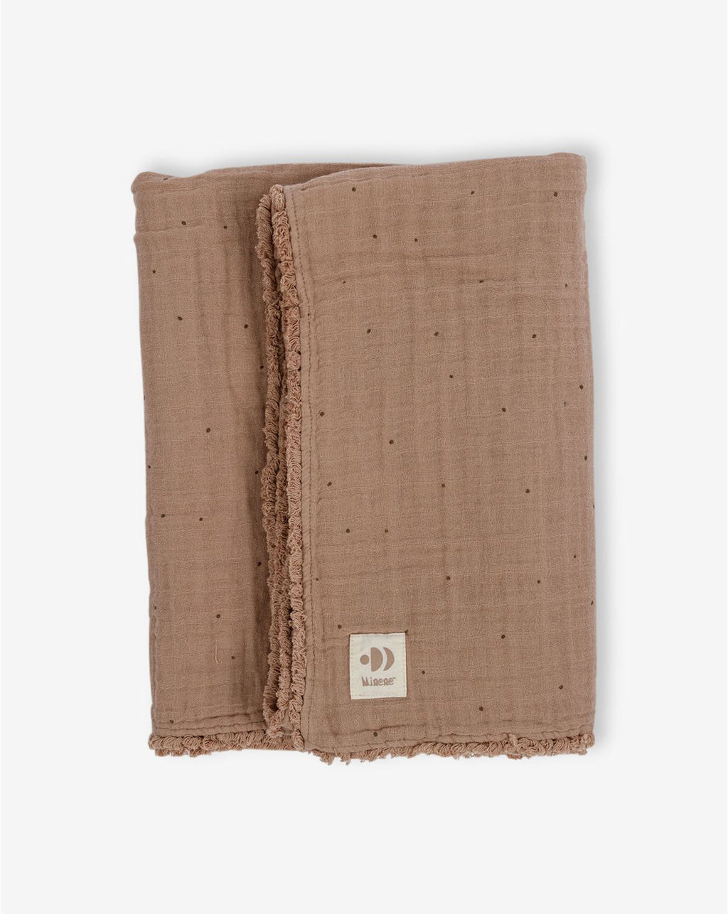 Large Muslin Blanket With Fringes 100*150cm