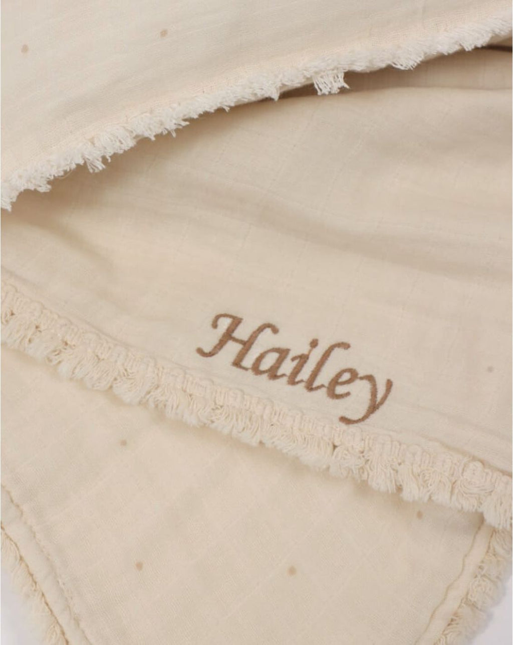 Muslin Blanket With Fringes 75*100cm