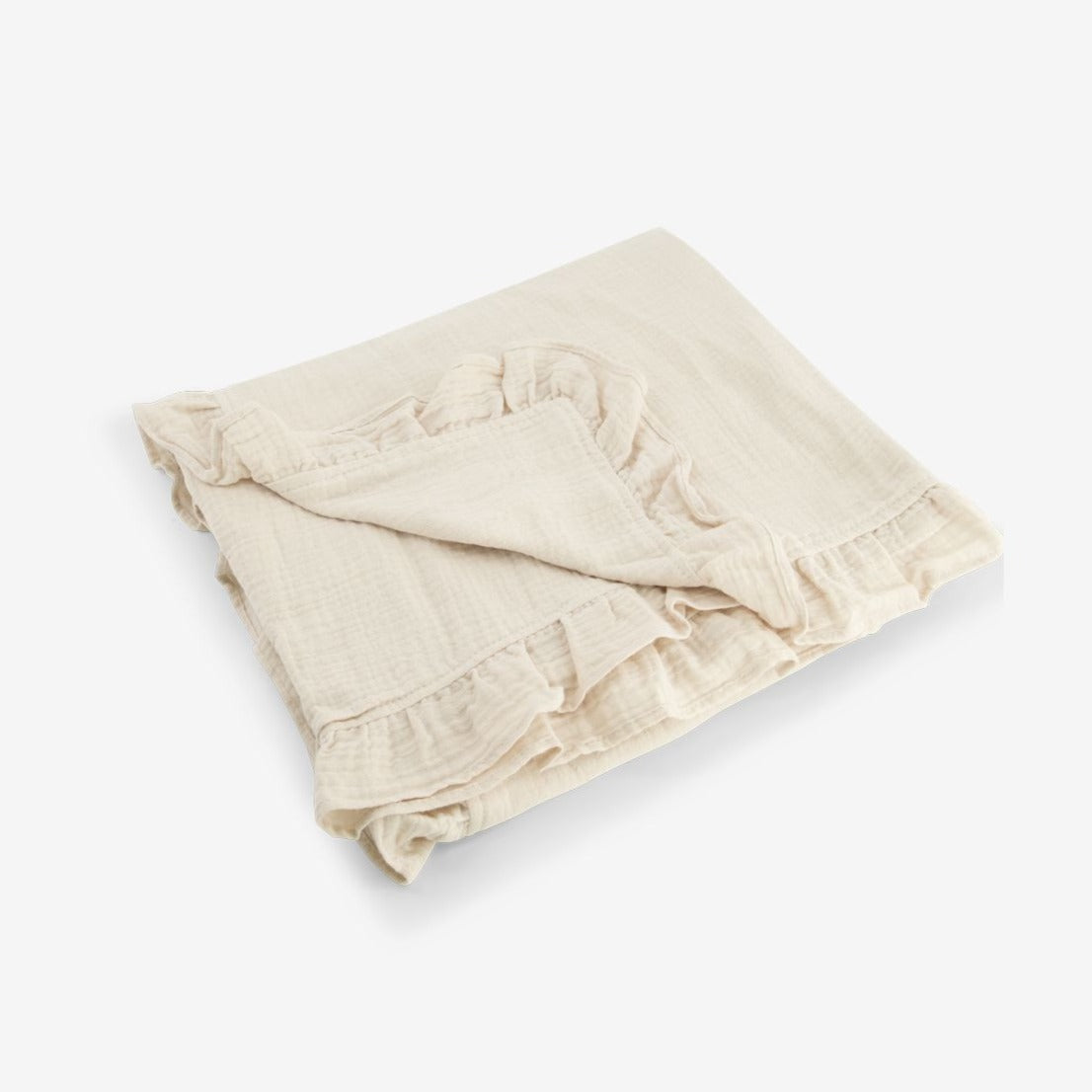 Muslin Blanket with raffles 120x100cm