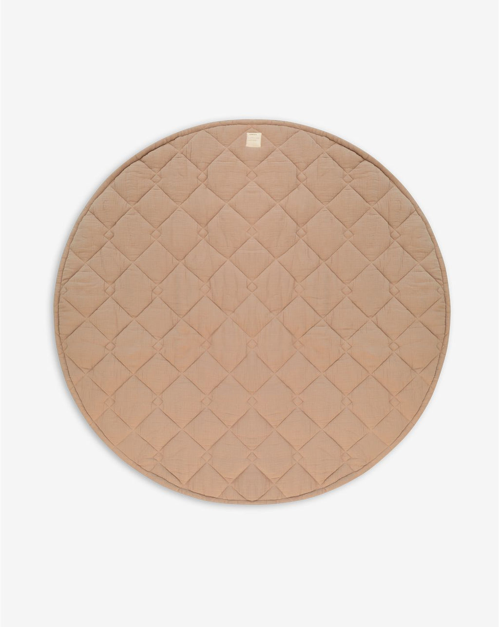 Muslin Round Quilted Play Mat 120cm