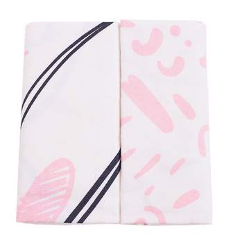 Flannel Cloth - Pack of 2 , Size: 76X76 cm