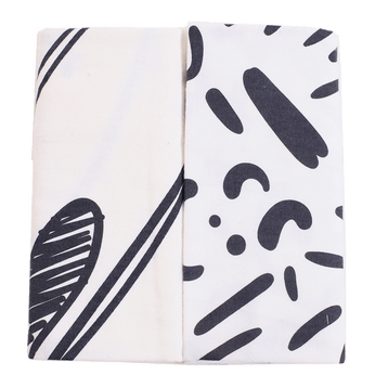 Flannel Cloth - Pack of 2 , Size: 76X76 cm