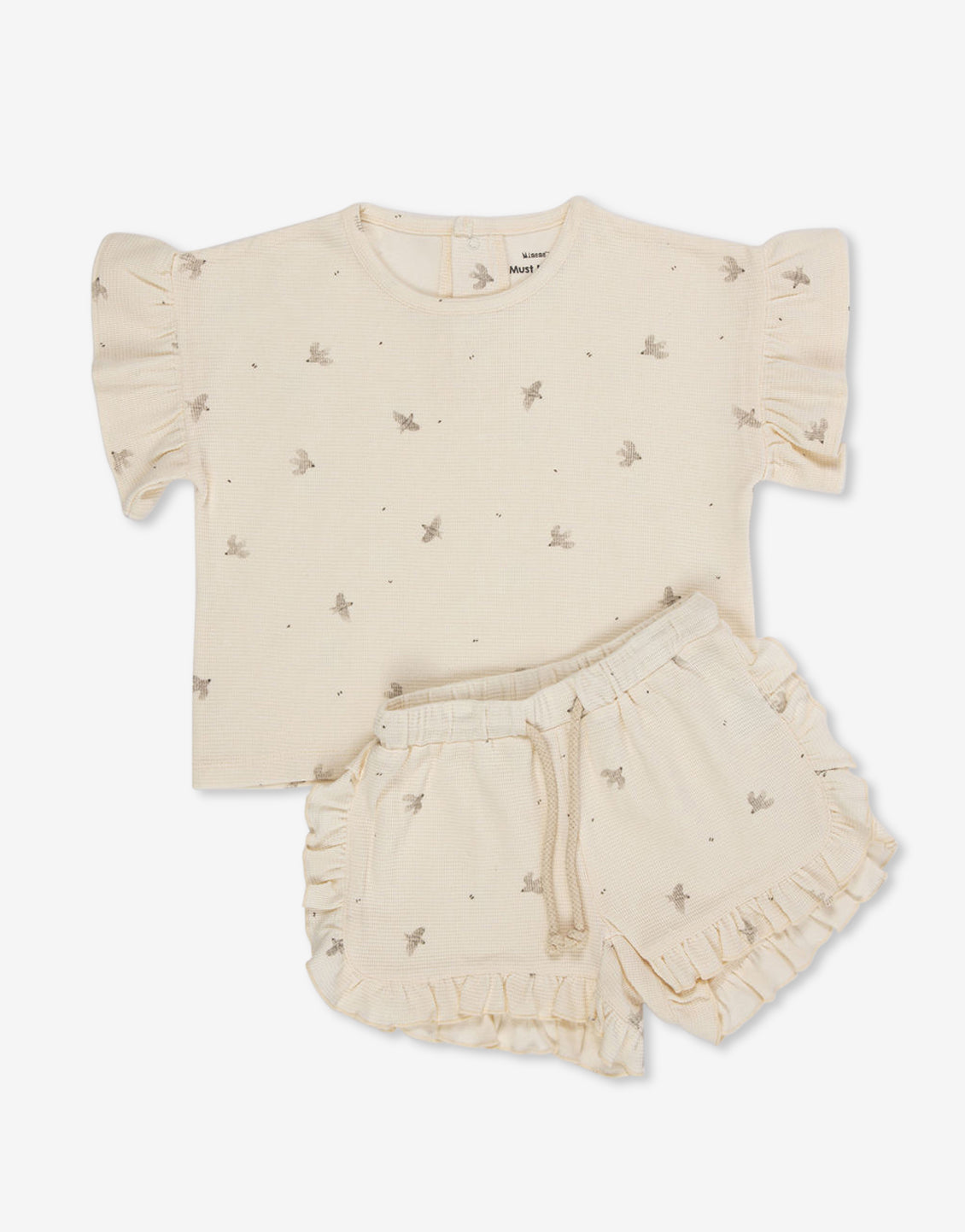 Ruffled Top & Pants Set O