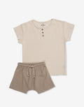 Top with Buttons & Pants Set O