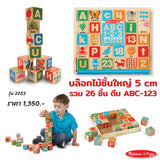 Alphabet 123 Wooden Blocks