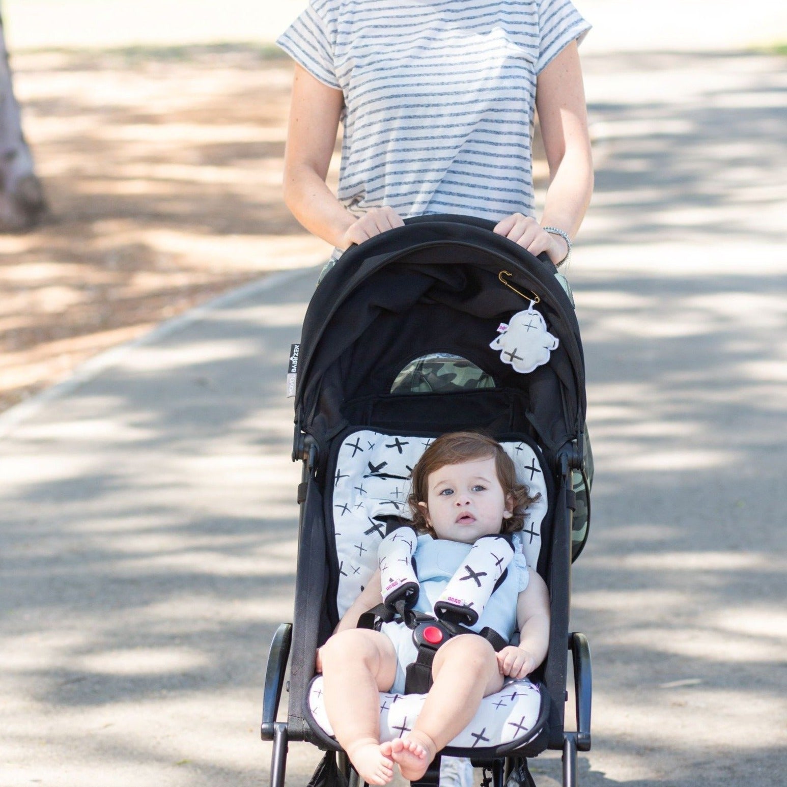 Reversible Pushchair & Car Seat Liner Set - Jersey Cotton!