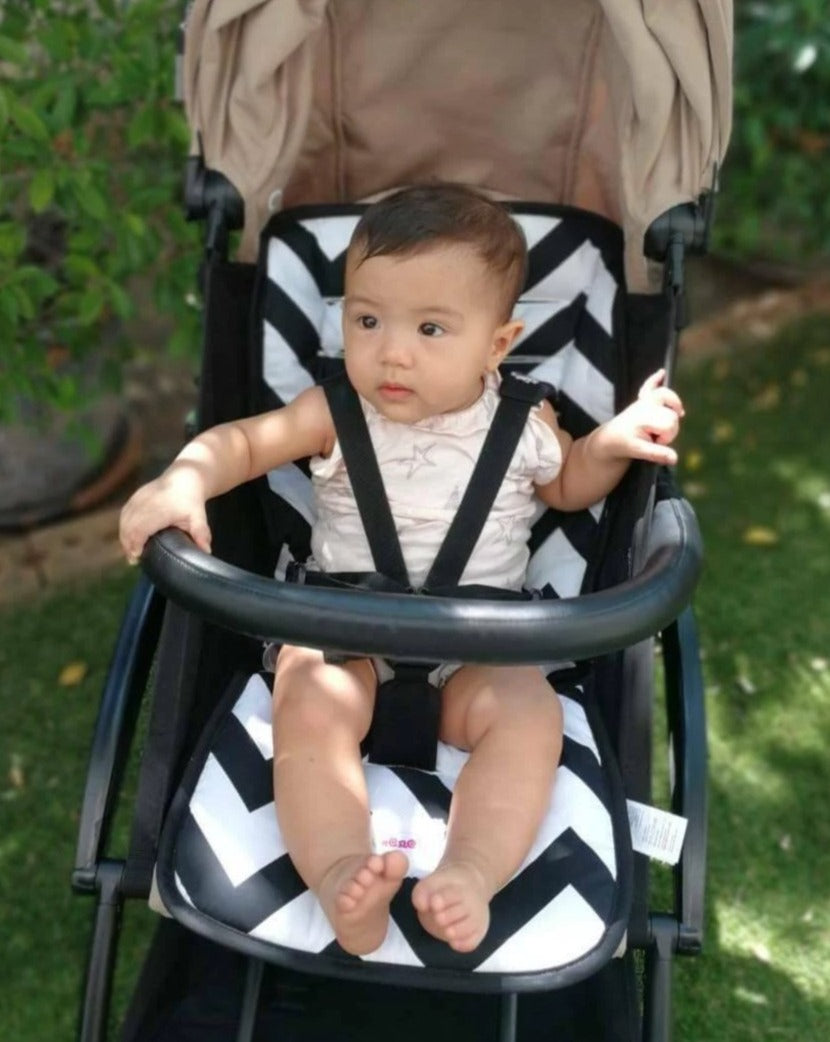 Reversible Pushchair & Car Seat Liner - Weave Cotton!