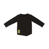Shirt with Cuts WB - Black