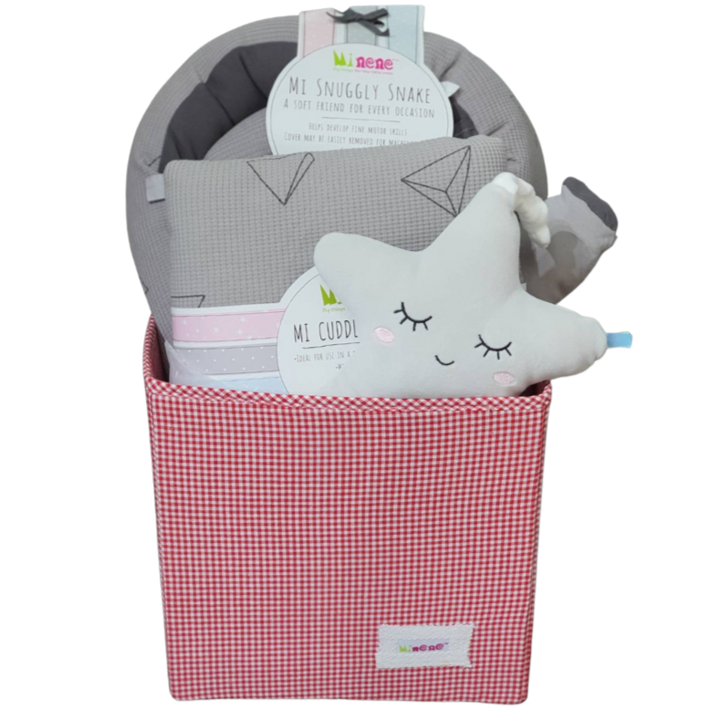 Grey Waffle Gift Box for Newborn