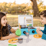 Melissa & Doug Let's Explore Wooden Camp Stove Play Set