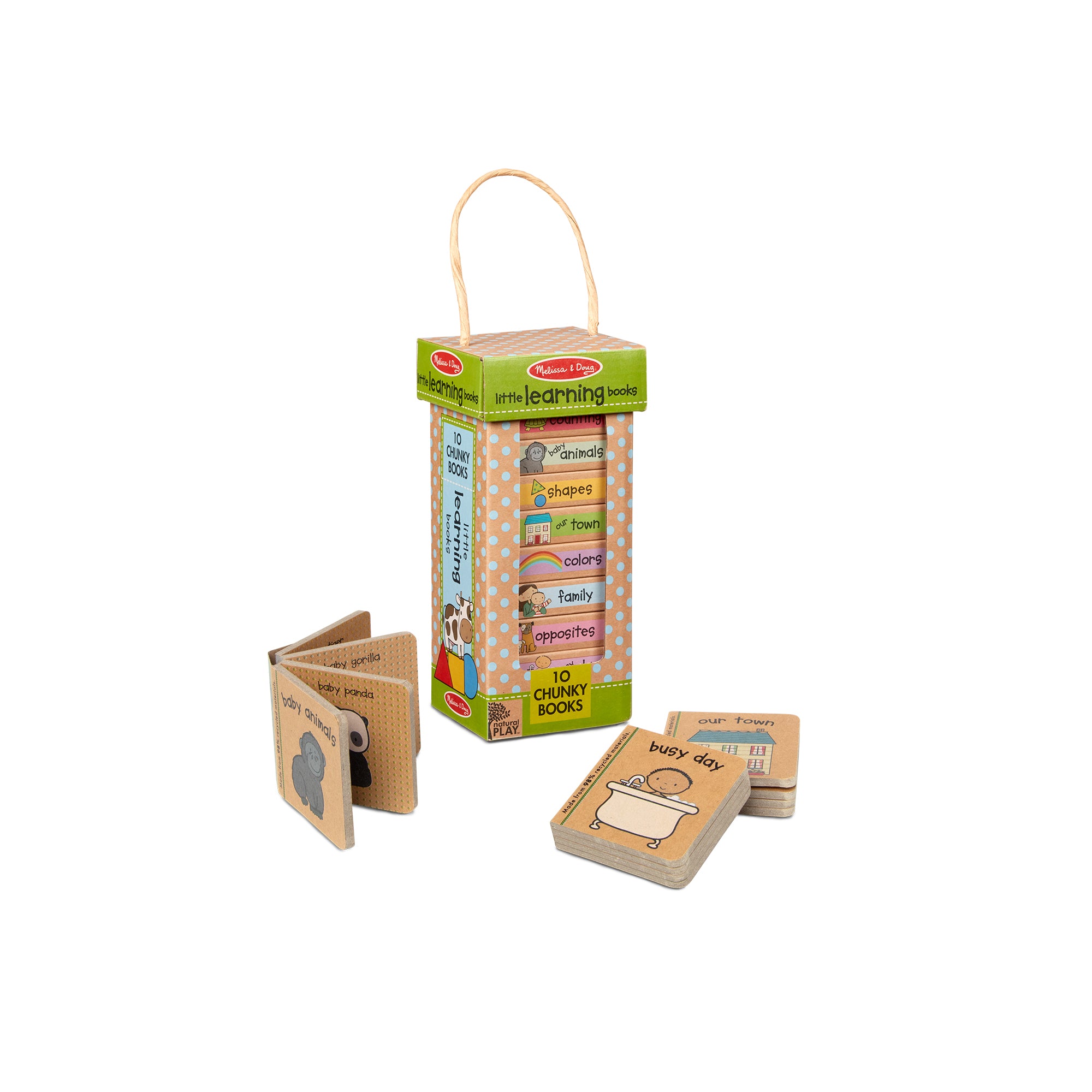 Natural Play Book Tower : Little Learning Books