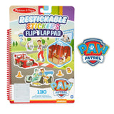 "flip" Melissa & Doug X PAW Patrol Restickable Stickers Flip-Flap Pad - Classic Missions