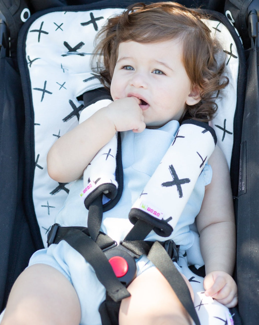 Reversible Pushchair & Car Seat Liner Set - Jersey Cotton!