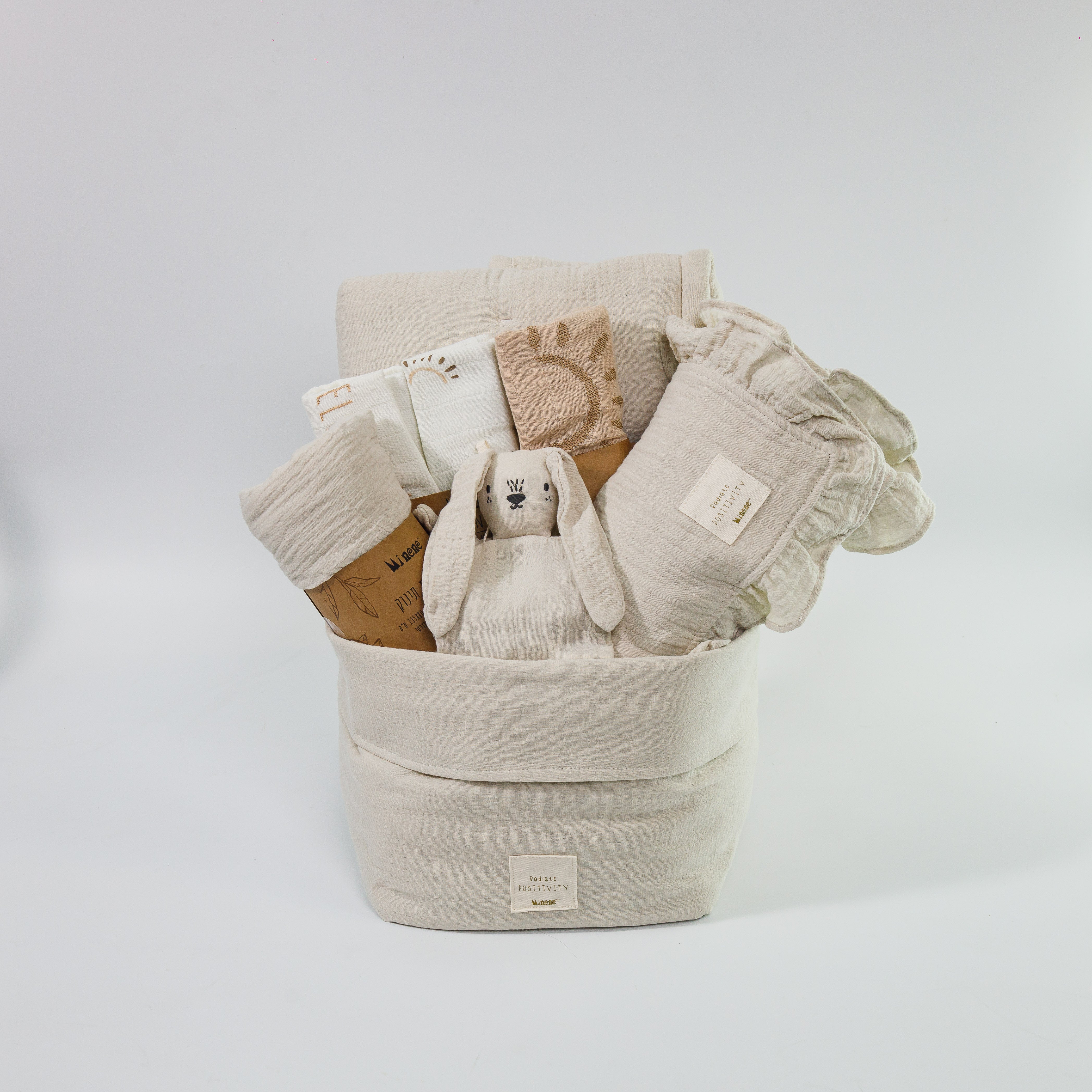 The Little One Gift Basket - New Muslin Collection !