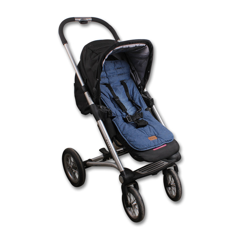 Reversible Pushchair & Car Seat Liner - Weave Cotton!