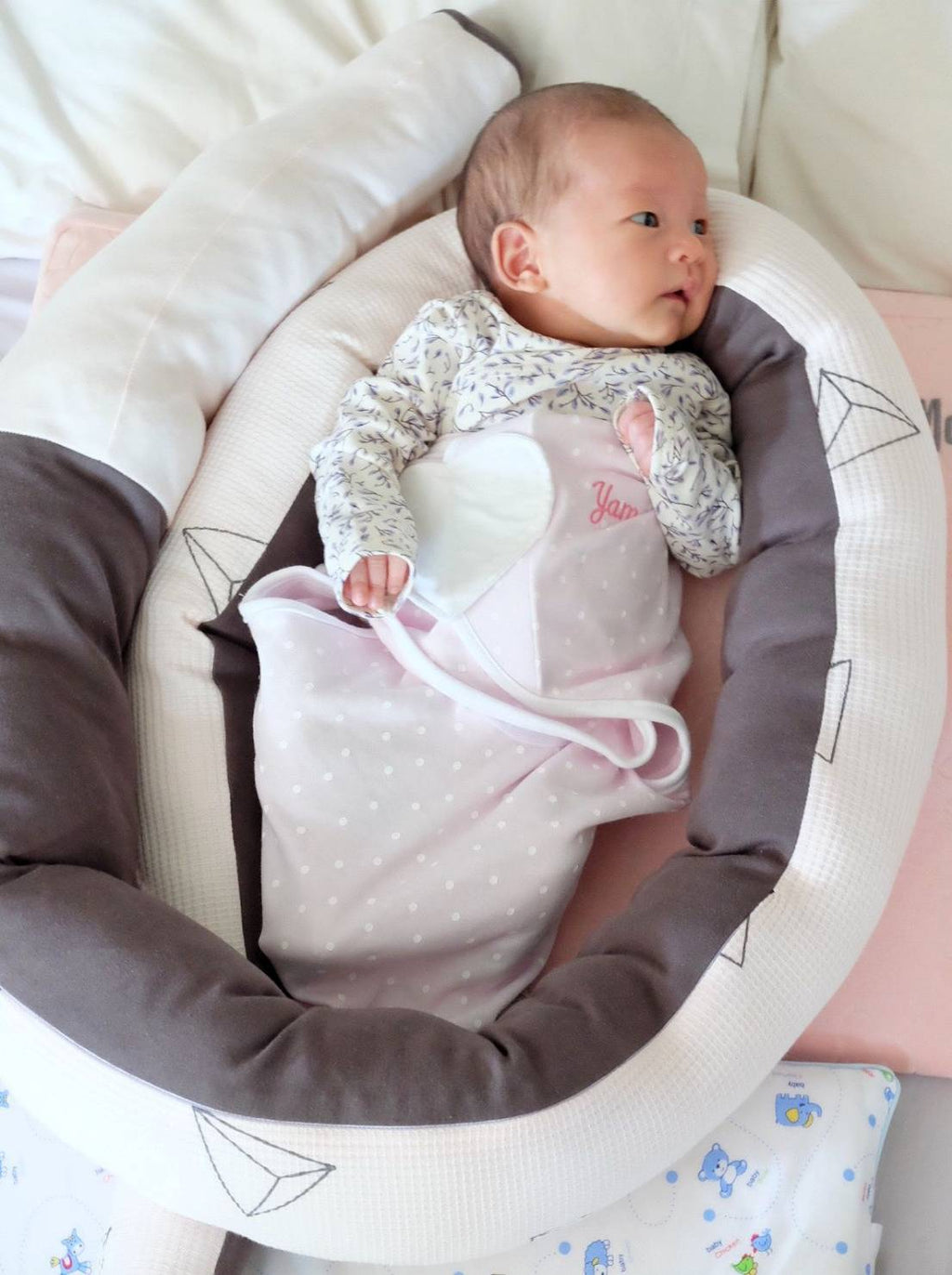 Grey Waffle Gift Box for Newborn