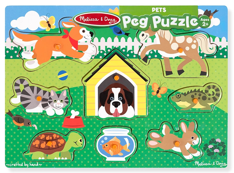 Pets Peg Puzzle 8 Pcs