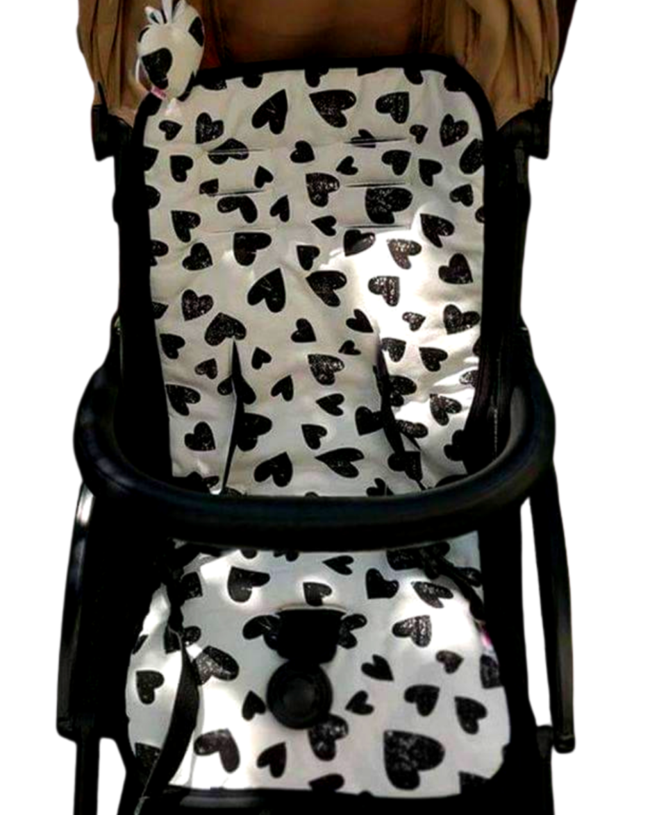 Reversible Pushchair & Car Seat Liner - Jersey Cotton!
