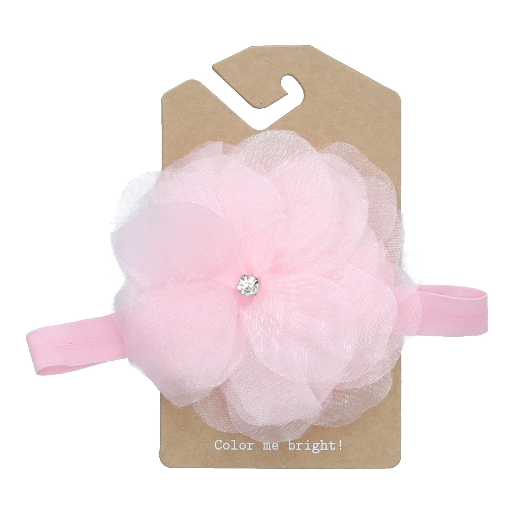 WT. LY CHIFFON PINK HEADBAND