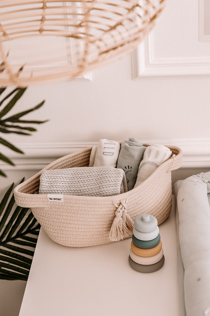 Small Rope Storage Basket 40x20cm